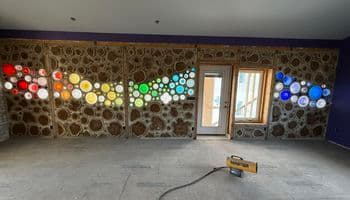 Best cordwood construction illustration.