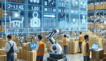 Material tracking driven by AI.