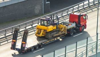 Export of heavy equipment