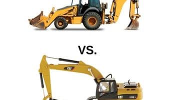Backhoe vs Excavator
