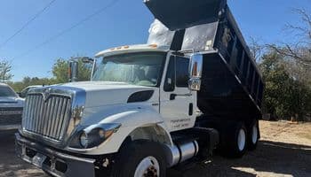 An image of an International dump truck.