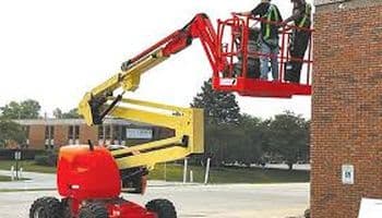 An image of Boomlift with operator