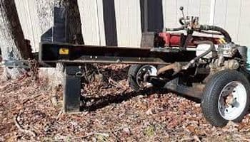An image of a used log splitter.