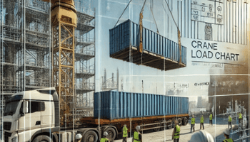 Illustration of Crane that carry load