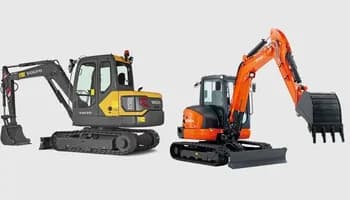 Volvo EC55D vs. Kubota KX057-4: Which is best?