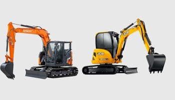 JCB 8035ZTS vs. Hitachi ZX75US-6: Which is best?